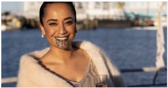 A TV presenter with a Māori face tattoo fires back at cruel trolls.