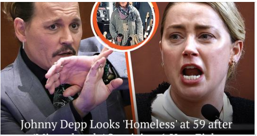 “He’s homeless living on the streets,” thinks one fan about handsome Hollywood Johnny Depp after his private visiting local music shop