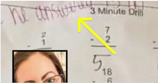 Dad Calls For Teacher’s Firing Over Comment She Wrote On Son’s Math Homework