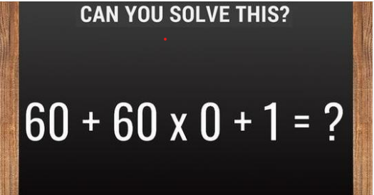 Check Your Ability by Seeing If You Can Solve This Math Question? 
