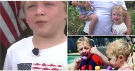 7-year-old swims for an hour to get help for dad and sister stranded in river