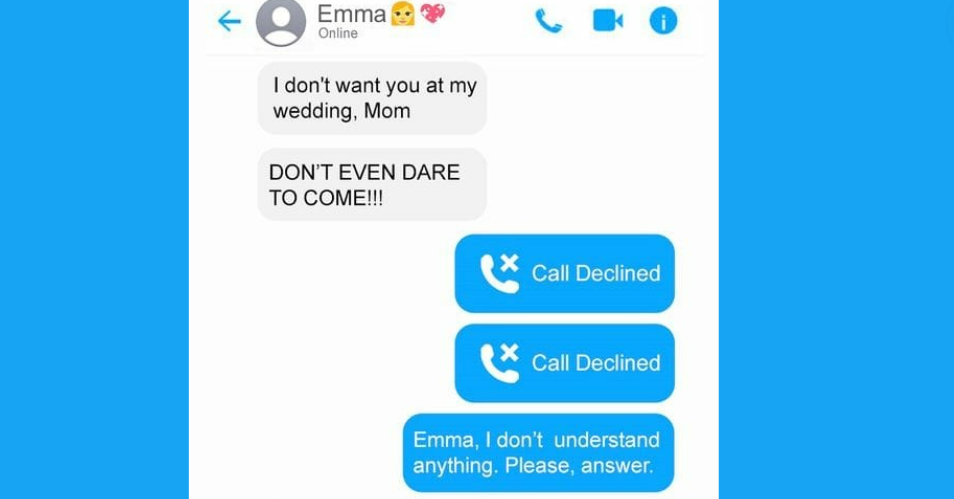 My Only Daughter Uninvited Me from Her Wedding the Evening Before: ‘You Don’t Deserve to Be in My Life