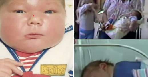 16-pound giant baby made headlines in 1983. Now he’s all grown up and still famous for is size