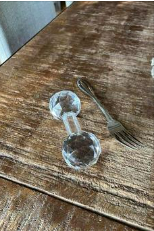 Found it in my in-laws drawer where they had butter dishes etc What’s this?? Fork there for scale..