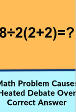 Math Problem Causes Controversy As People Disagree How To Solve It 