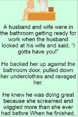 Husband looked at his wife and said(Just for Fun) 