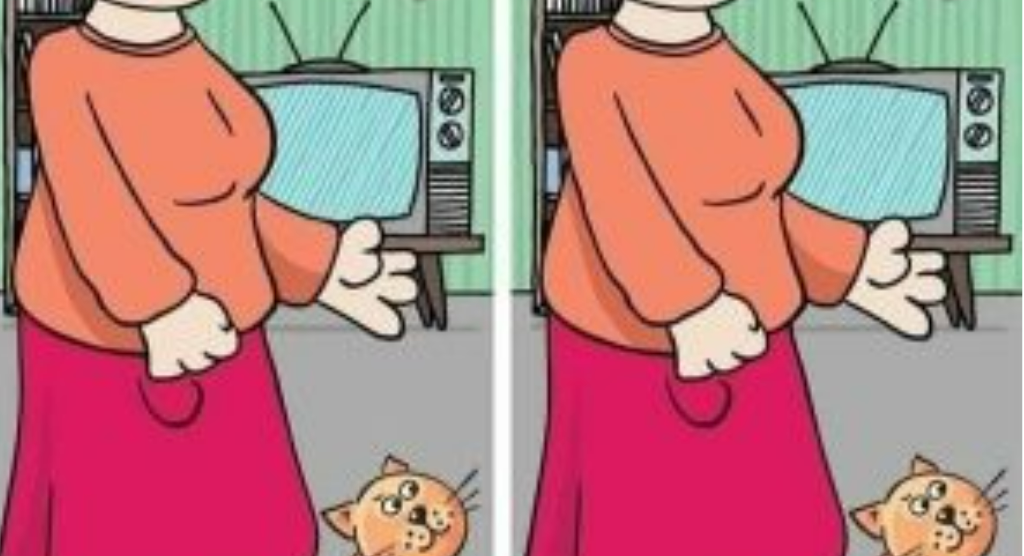 See if you can spot the difference between the grandmother and grandson in the picture within 12 seconds. 