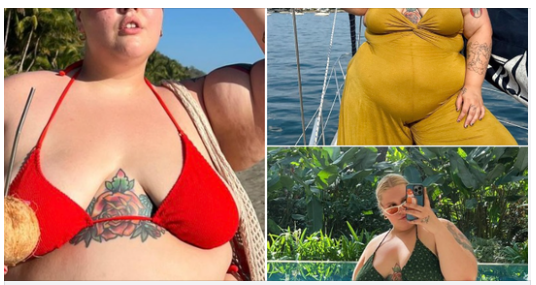 Plus-sized model claps back at trolls who attack bikini photos – ‘look away’ 