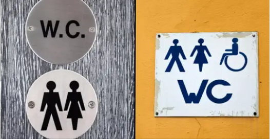 People are only just realising what WC toilet sign actually stands for
