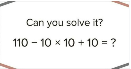 Can you solve this math test without using a calculator?