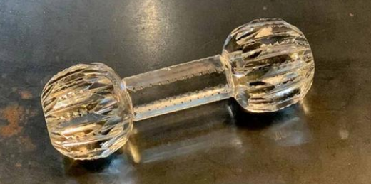 Nobody Knew What This Strange Glass Dumbbell Was