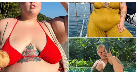 Plus-sized model claps back at trolls who attack bikini photos – ‘look away’