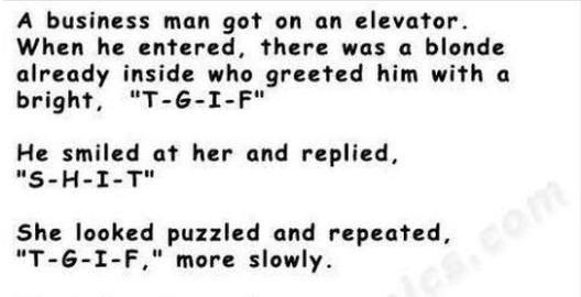 Elevator Antics: The Hilarious T-G-I-F Mishap You Won’t Believe!