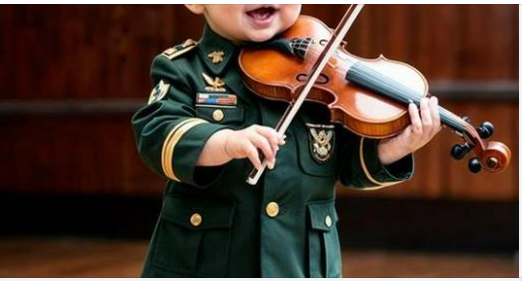 Incredible! A 2-year-old child plays the violin, leaving the audience in tears with her stunning performance!