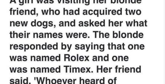 The blonde joke to end