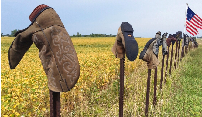 Why You Should Never Touch A Cowboy Boot Left On A Fence