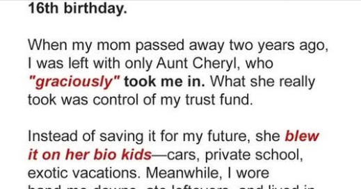 My Aunt Adopted Me to Get My Inheritance