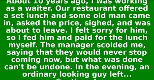 How a Simple Act of Kindness Led to an Unexpected Blessing 