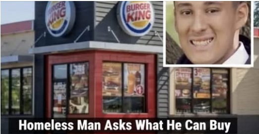 Teen Burger King Worker Helping Homeless Man Goes Viral 